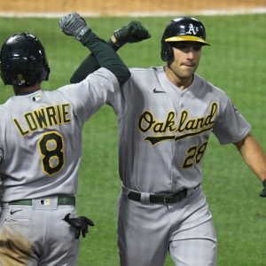 mlb picks Jed Lowrie oakland athletics predictions best bet odds