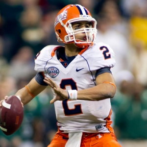 Illinois Fighting Illini quarterback Nathan Scheelhaase