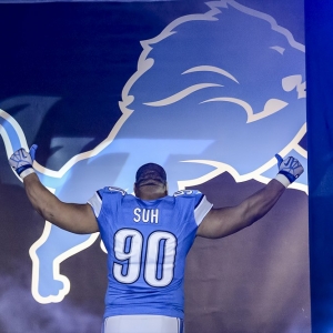 Detroit Lions defensive tackle Ndamukong Suh