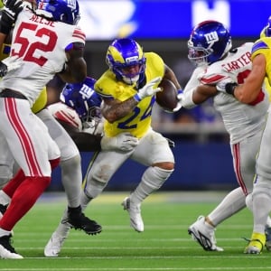 NFL office pool picks Week 2 Blake Corum Los Angeles Rams