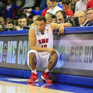 Southern Methodist Mustangs guard Nick Russell