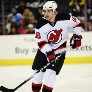 New Jersey Devils right wing Niclas Bergfors.