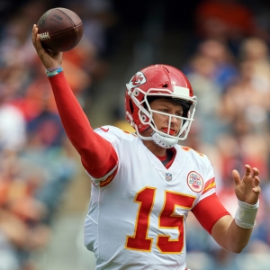 Patrick Mahomes of the Kansas City Chiefs