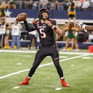 Texas Tech Red Raiders quarterback Patrick Mahomes
