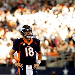 Denver Broncos quarterback Peyton Manning