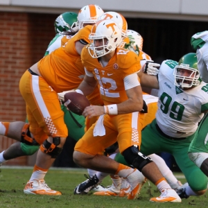 Quinten Dormady of the Tennessee Volunteers