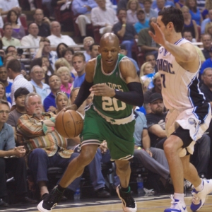 Boston Celtics guard Ray Allen.