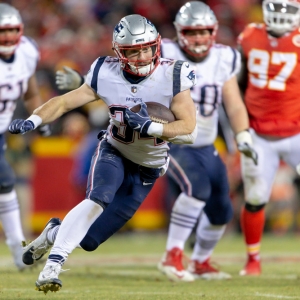 New England Patriots running back Rex Burkhead