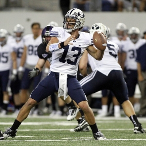 Brigham Young Cougars quarterback Riley Nelson