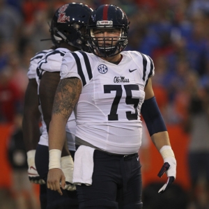 Mississippi Rebels offensive lineman Robert Conyers