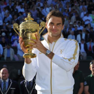 Tennis player Roger Federer.