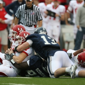 Rice defensive end Scott Solomon