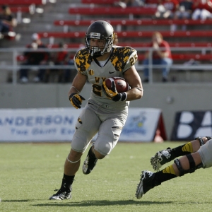 Wyoming running back Shaun Wick