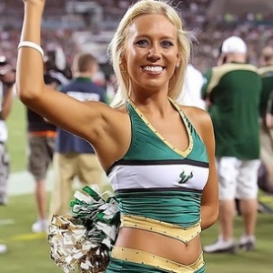 south florida football cheerleader