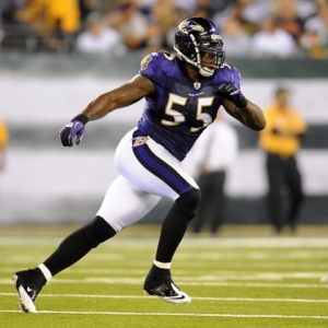 Baltimore Ravens linebacker Terrell Suggs