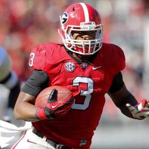 Georgia Bulldogs running back Todd Gurley