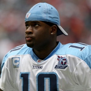 Quarterback Vince Young of the Tennessee Titans.