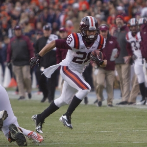 Virginia Tech Hokies runningback Chris Mangus
