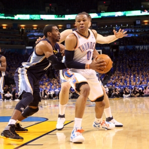 Oklahoma City Thunder guard Russell Westbrook