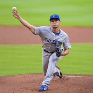 Chicago Cubs pitcher Yu Darvish