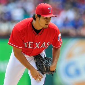 Texas Rangers starting pitcher Yu Darvish