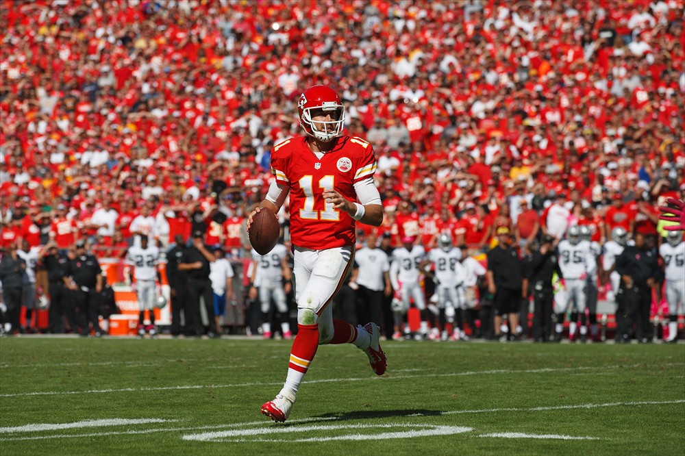 Kansas City Chiefs quarterback Alex Smith