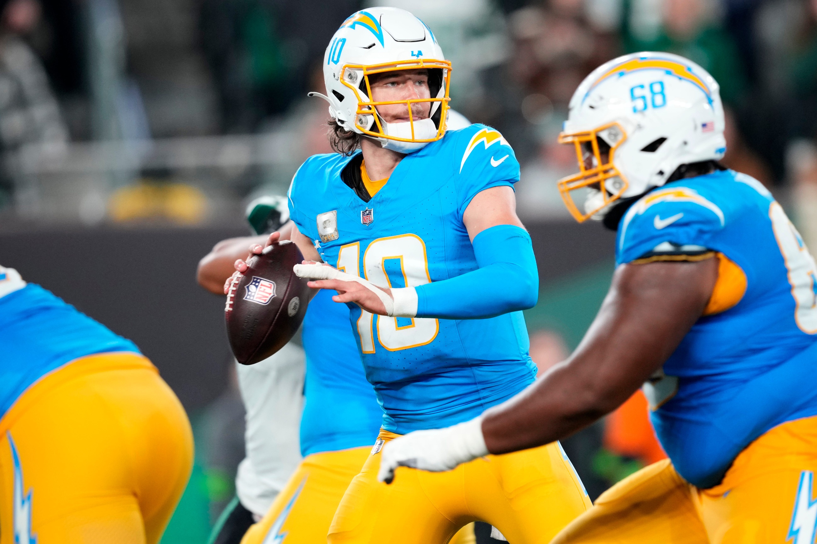 Best bets for teams to make NFL Playoffs Justin Herbert Los Angeles Chargers