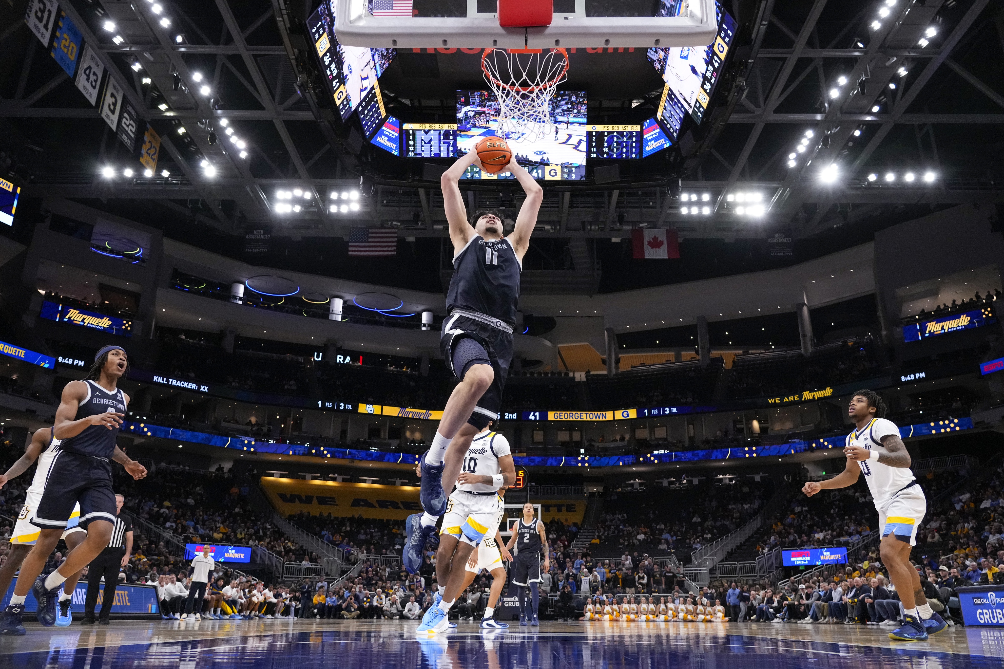 college basketball picks Julius Halaifonua Georgetown Hoyas predictions best bet odds