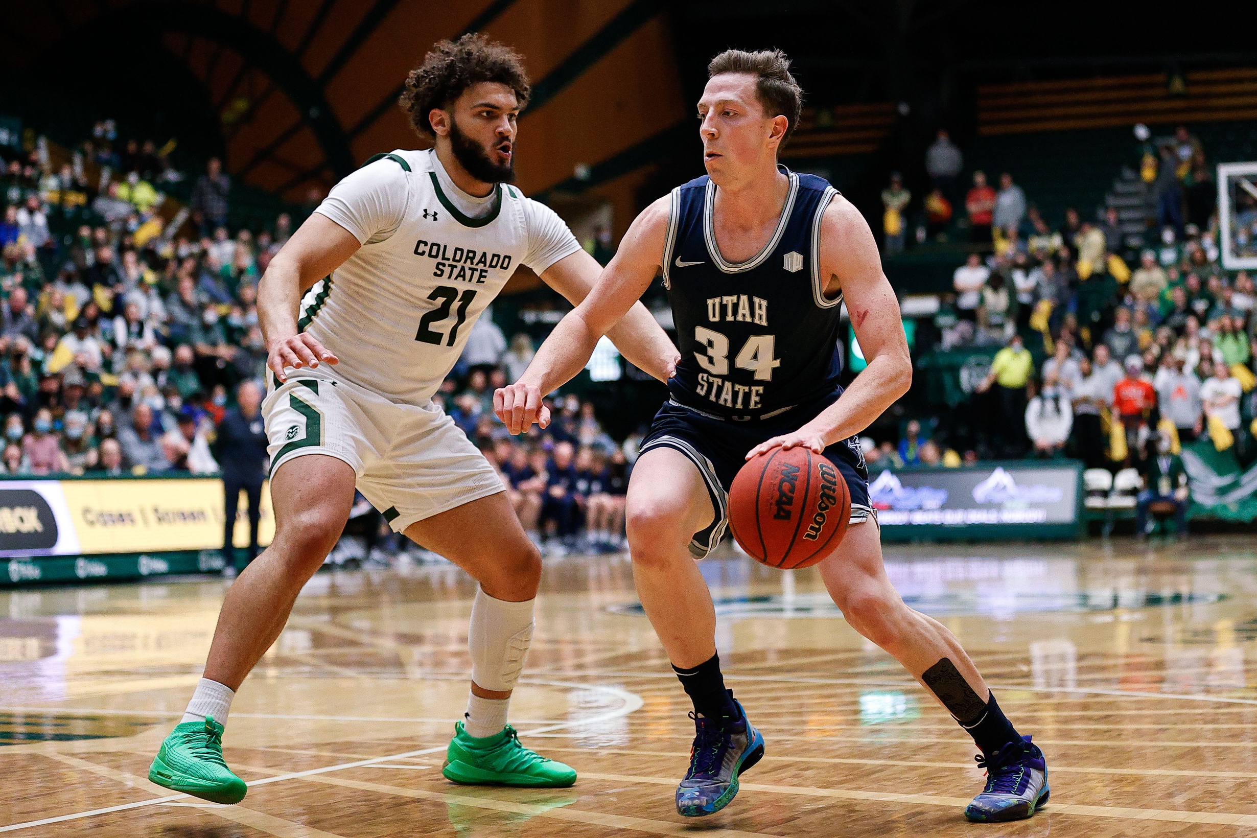 college basketball picks Justin Bean Utah State Aggies predictions best bet odds