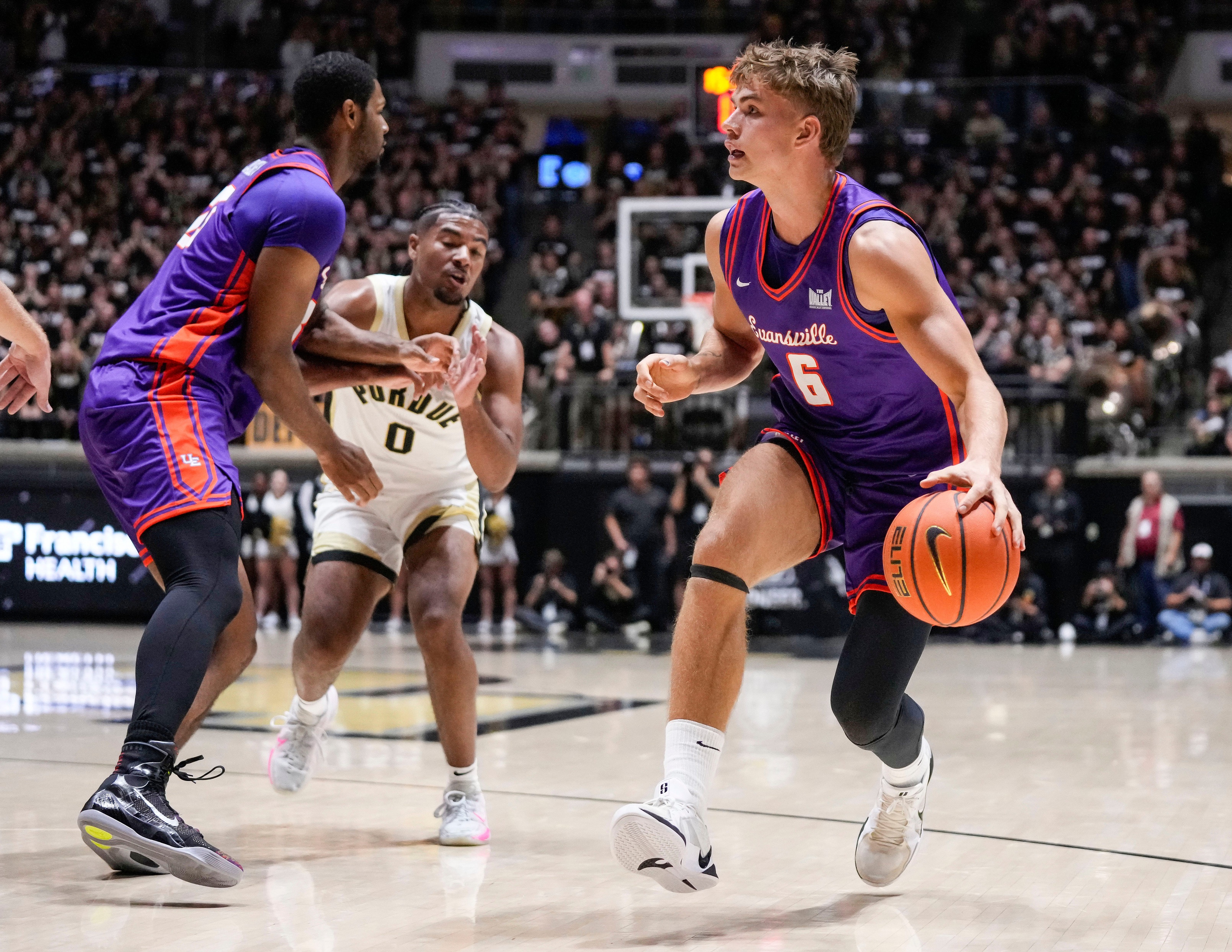 college basketball picks Leif Moeller Evansville Purple Aces predictions best bet odds