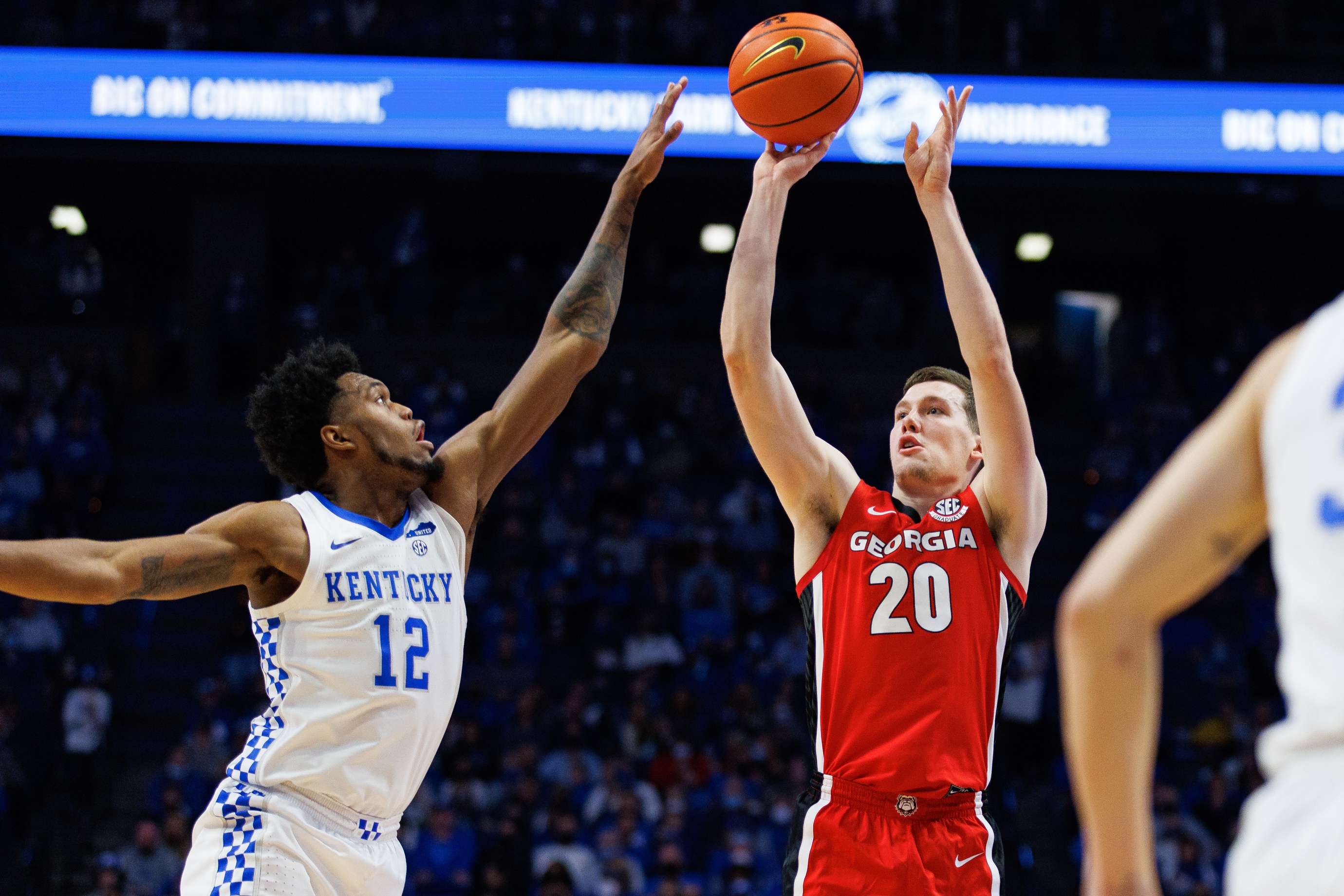 college basketball picks Noah Baumann Georgia Bulldogs predictions best bet odds