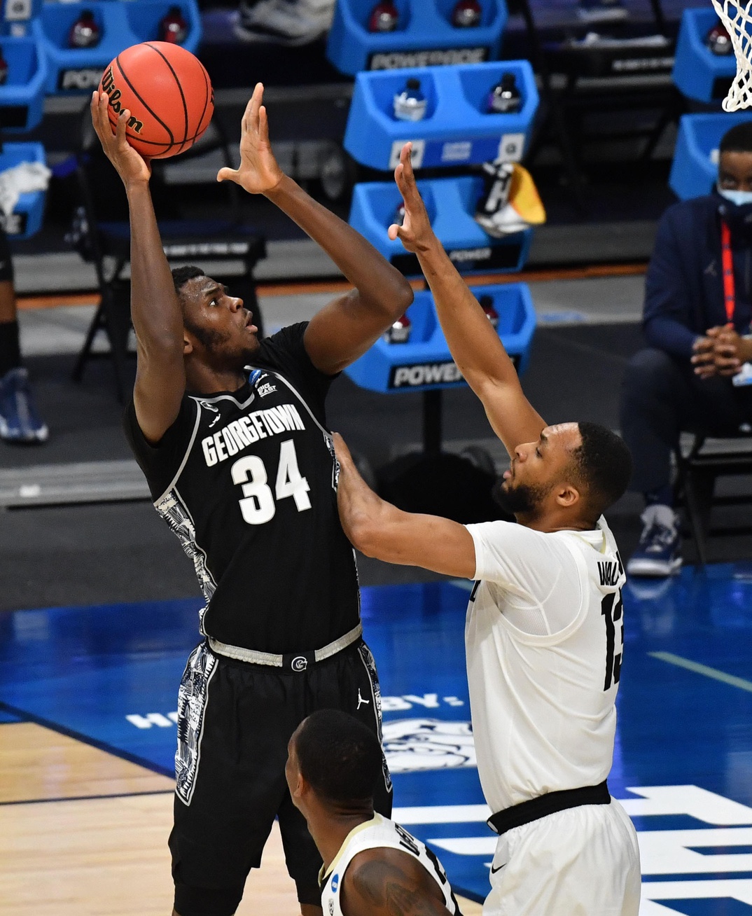 college basketball picks Qudus Wahab Georgetown Hoyas predictions best bet odds