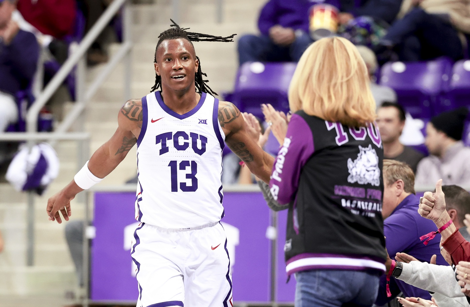 college basketball picks Trazarien White TCU Horned Frogs predictions best bet odds