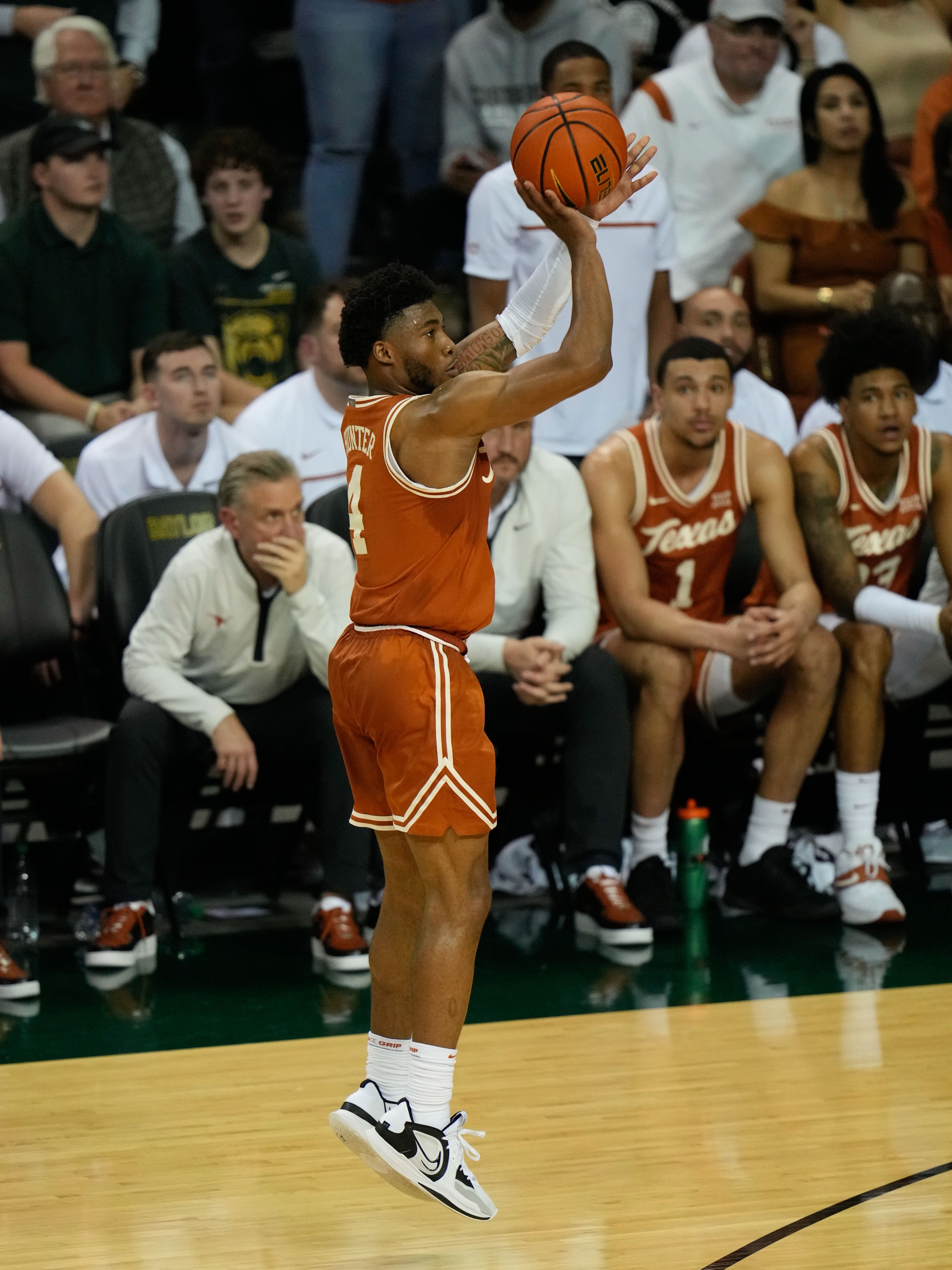 college basketball picks Tyrese Hunter Texas Longhorns predictions best bet odds