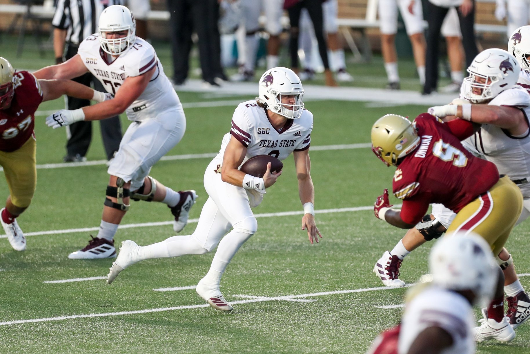 college football picks Brady McBride texas state bobcats predictions best bet odds