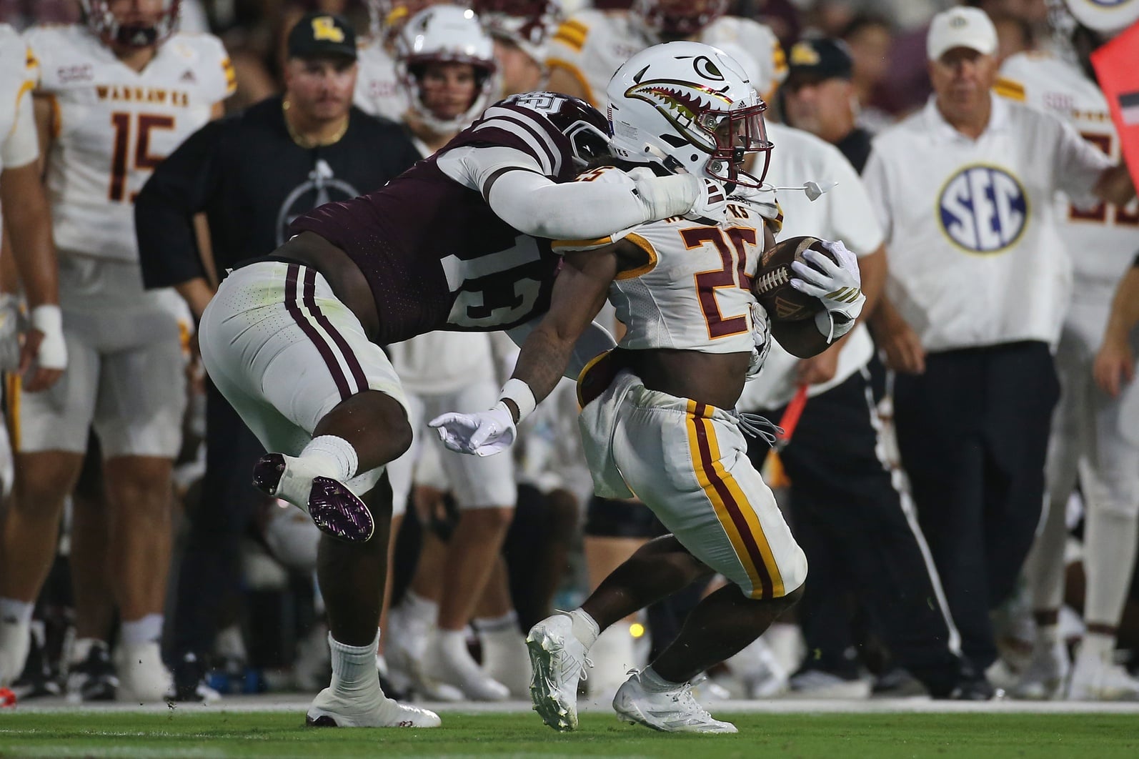college football picks Bryson Roland UL Monroe Warhawks predictions best bet odds