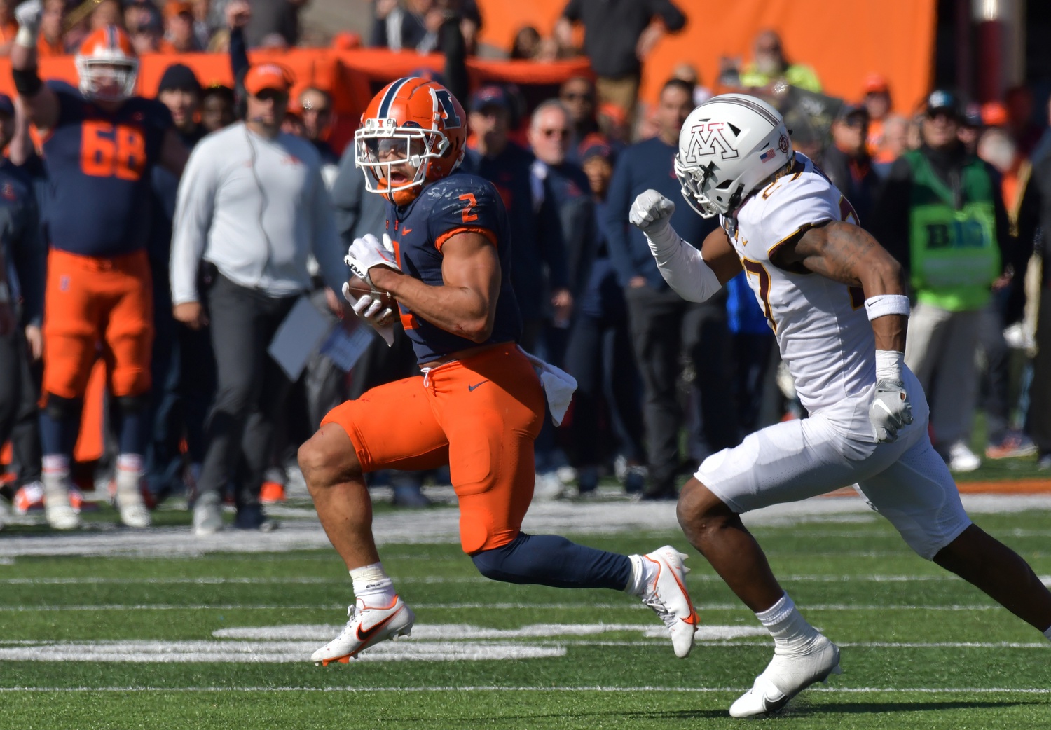 college football picks Chase Brown illinois fighting illini predictions best bet odds