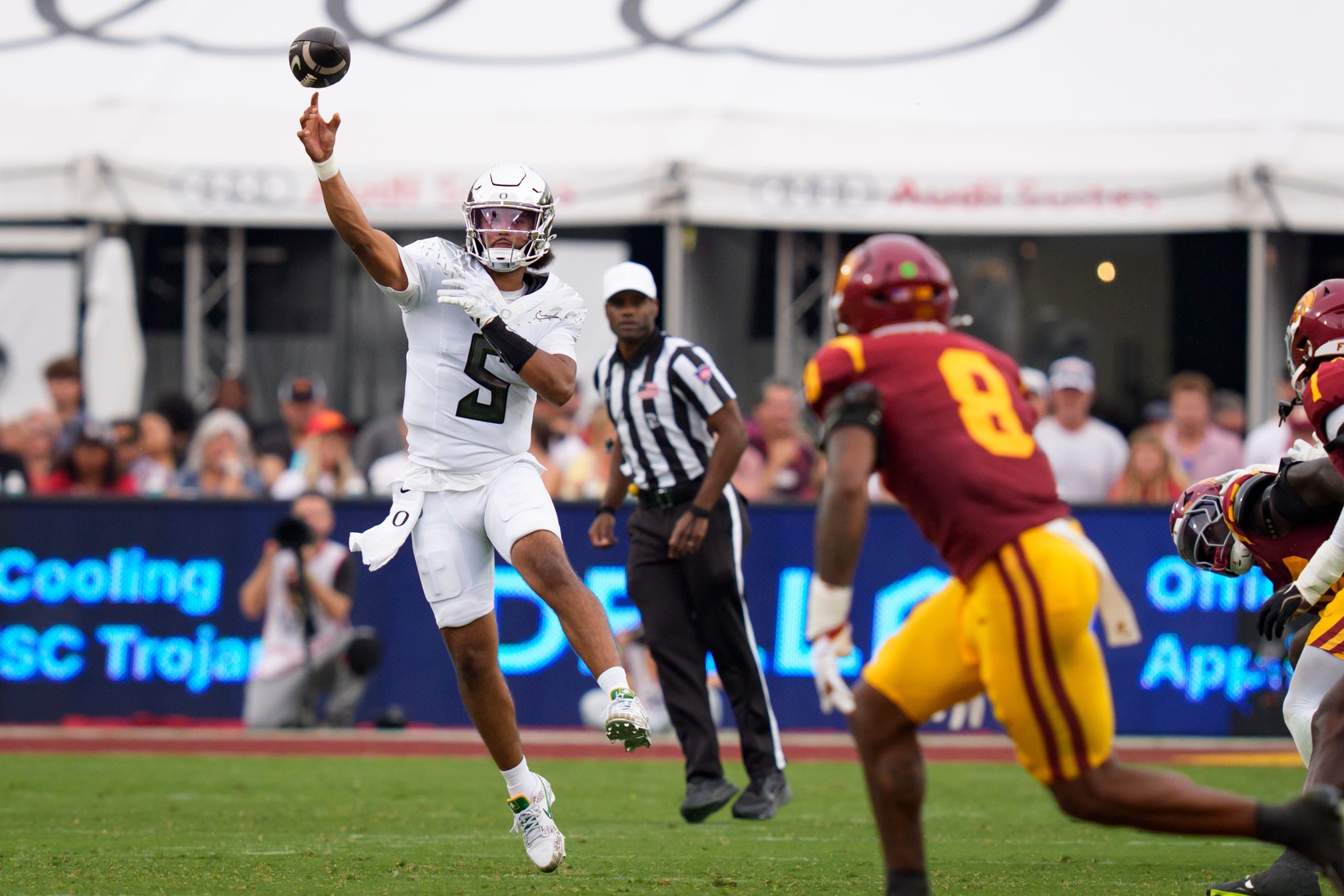 Dante Moore Player Prop Bets Saturday vs UCLA Bruins 10/10/2026