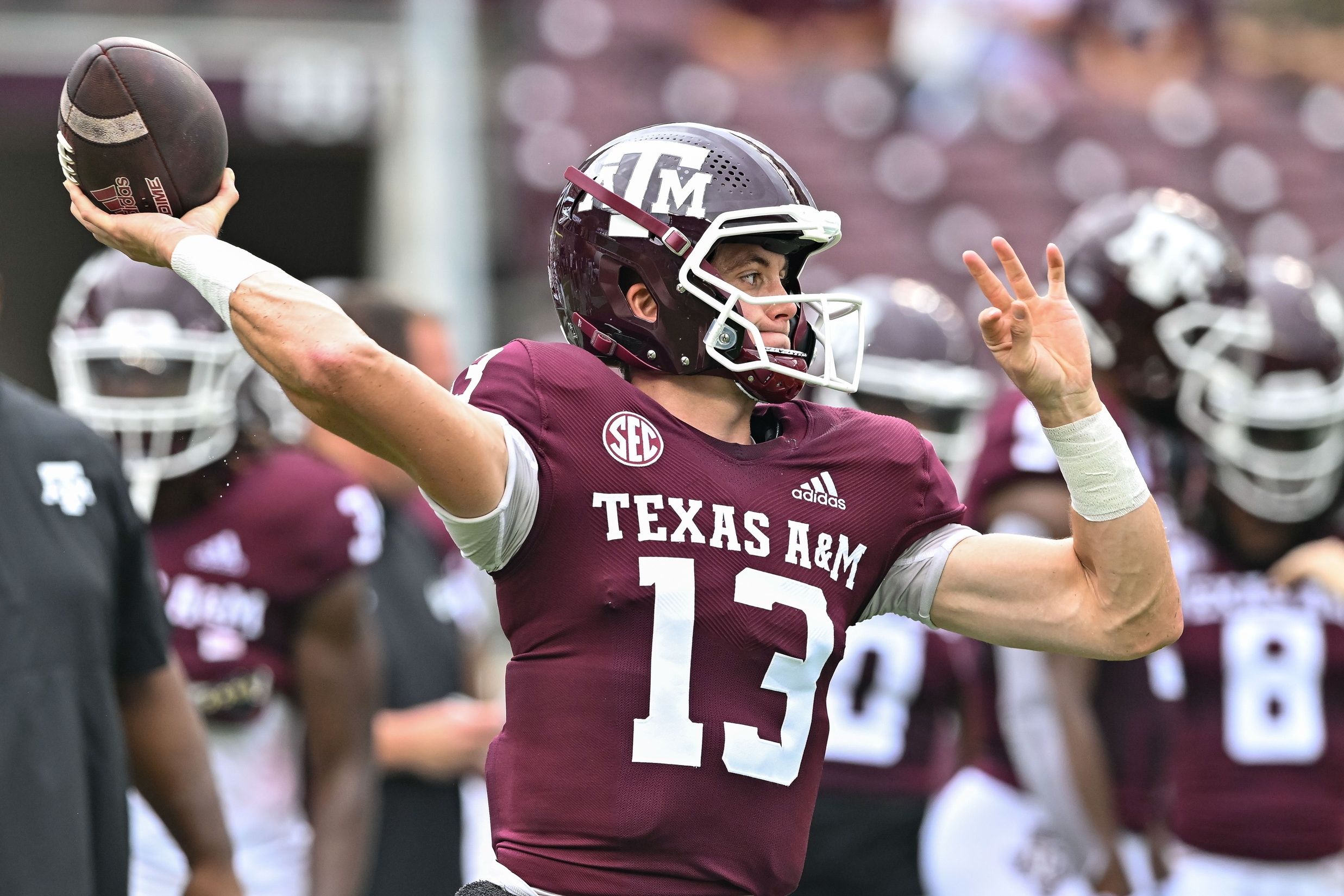 college football picks Haynes King texas a&m aggies predictions best bet odds
