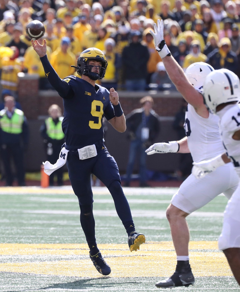 college football picks J.J. McCarthy michigan wolverines predictions best bet odds