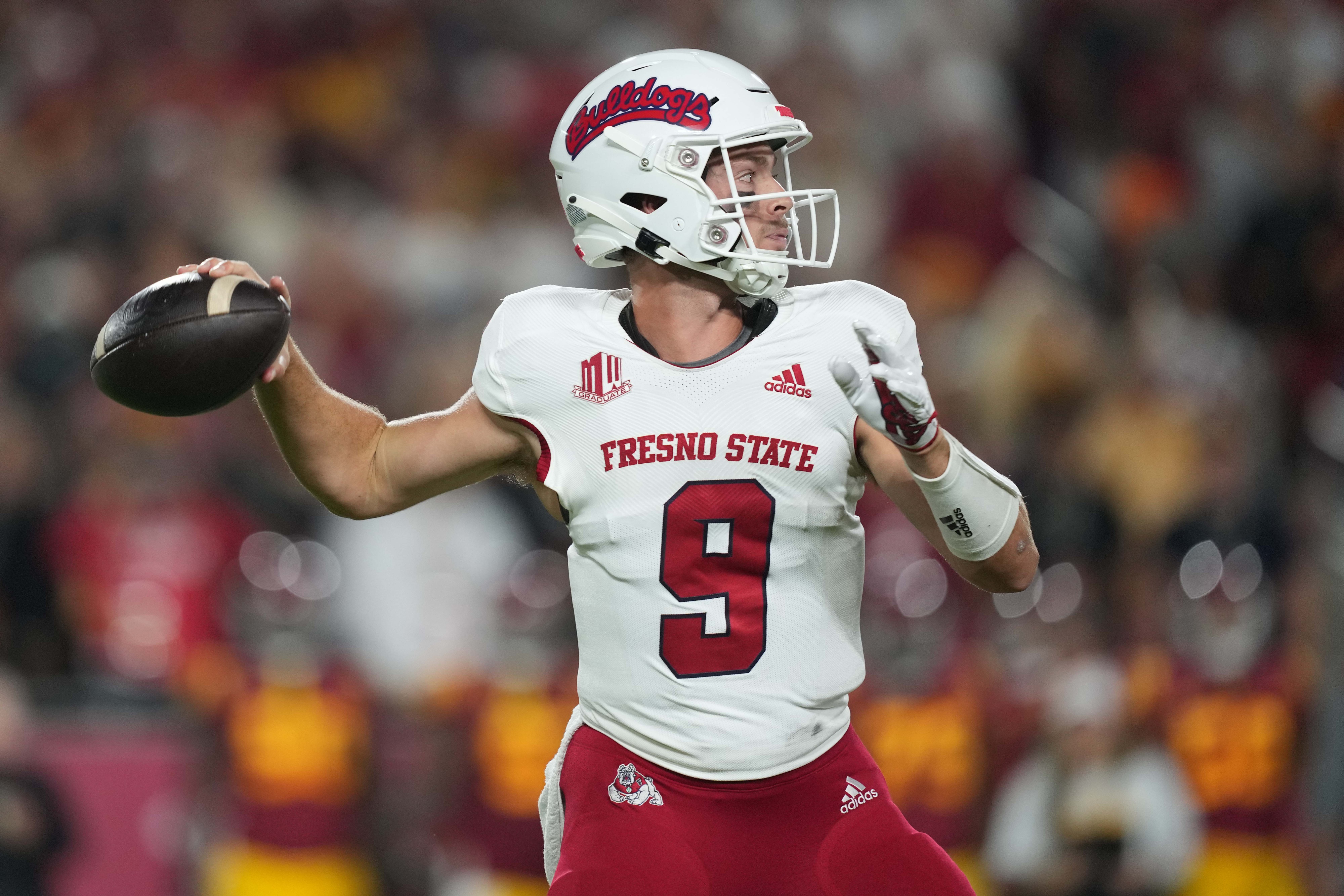 college football picks Jake Haener fresno state bulldogs predictions best bet odds