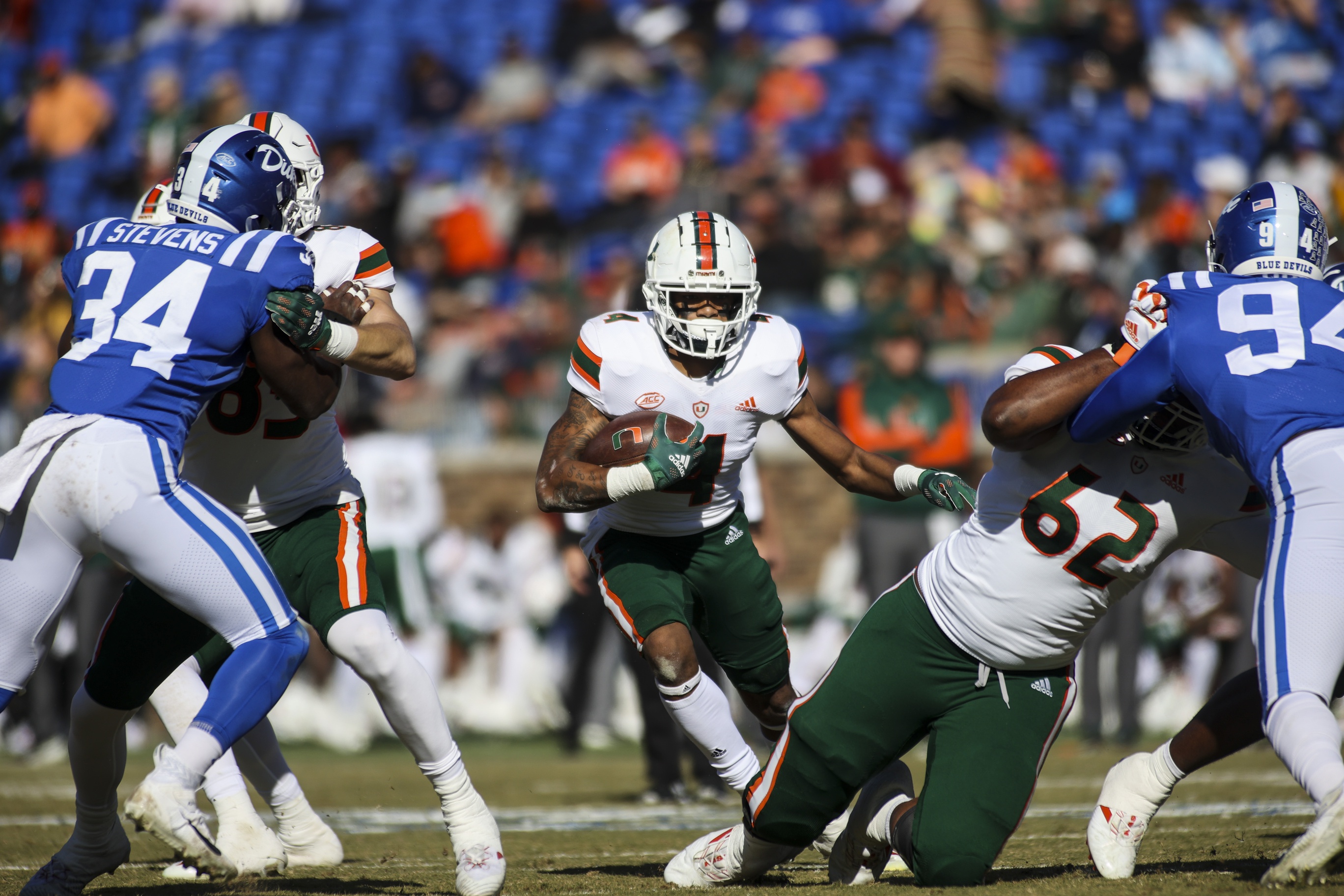 college football picks Jaylan Knighton miami hurricanes predictions best bet odds