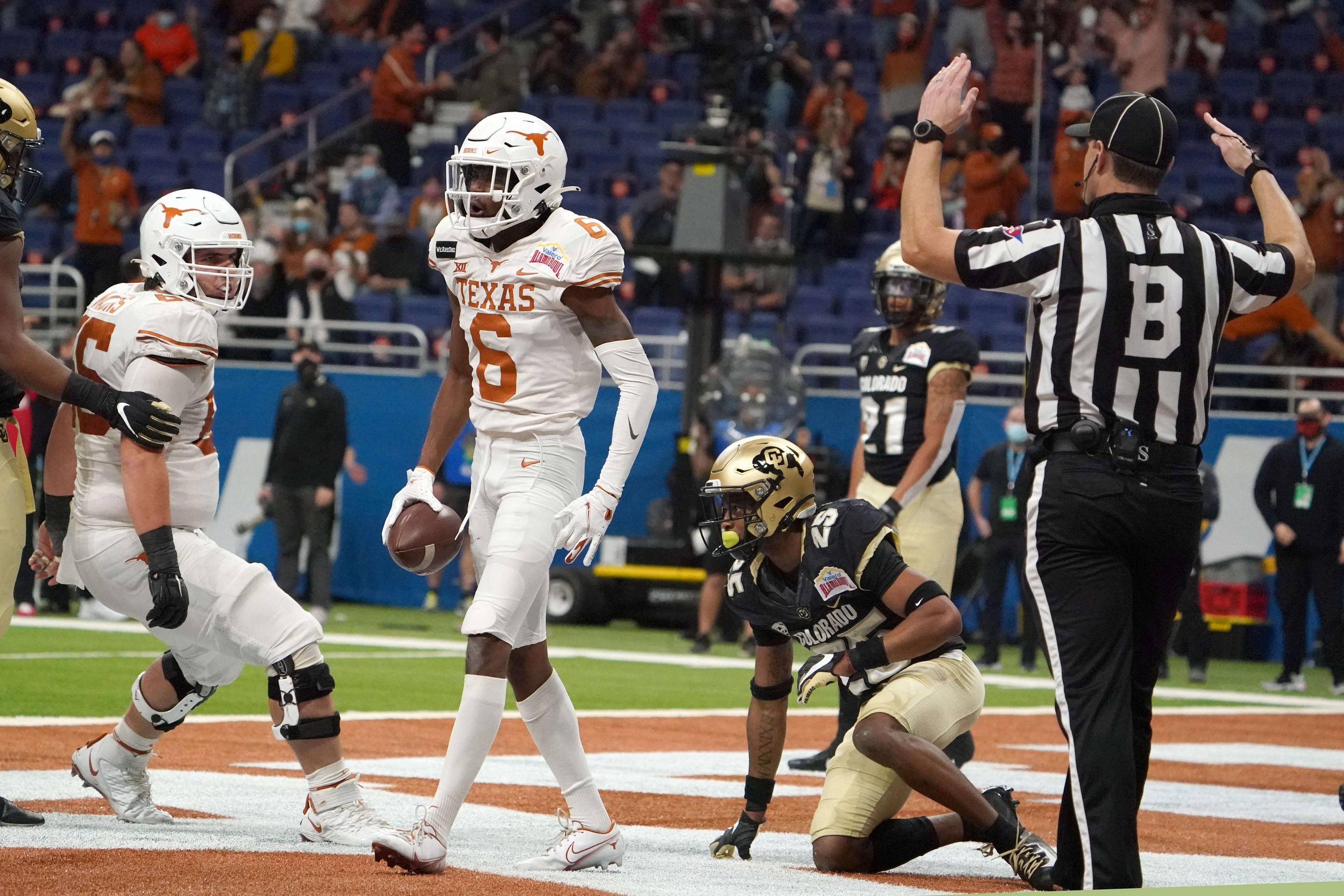 college football picks Joshua Moore texas longhorns predictions best bet odds