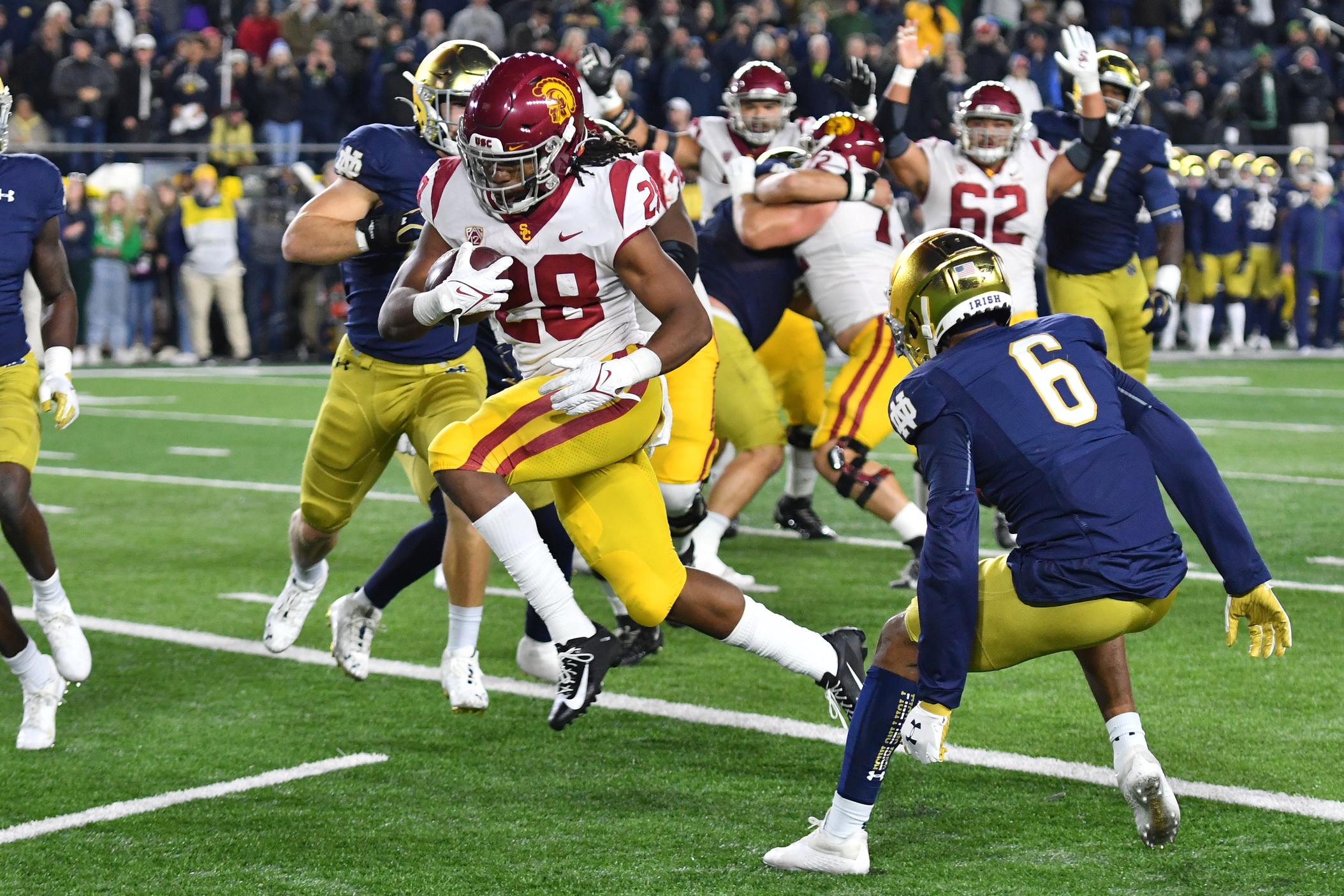 college football picks Keaontay Ingram usc trojans predictions best bet odds