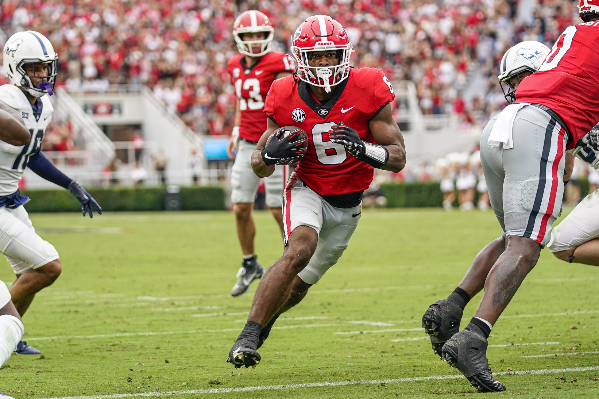 college football picks Kenny McIntosh georgia bulldogs predictions best bet odds