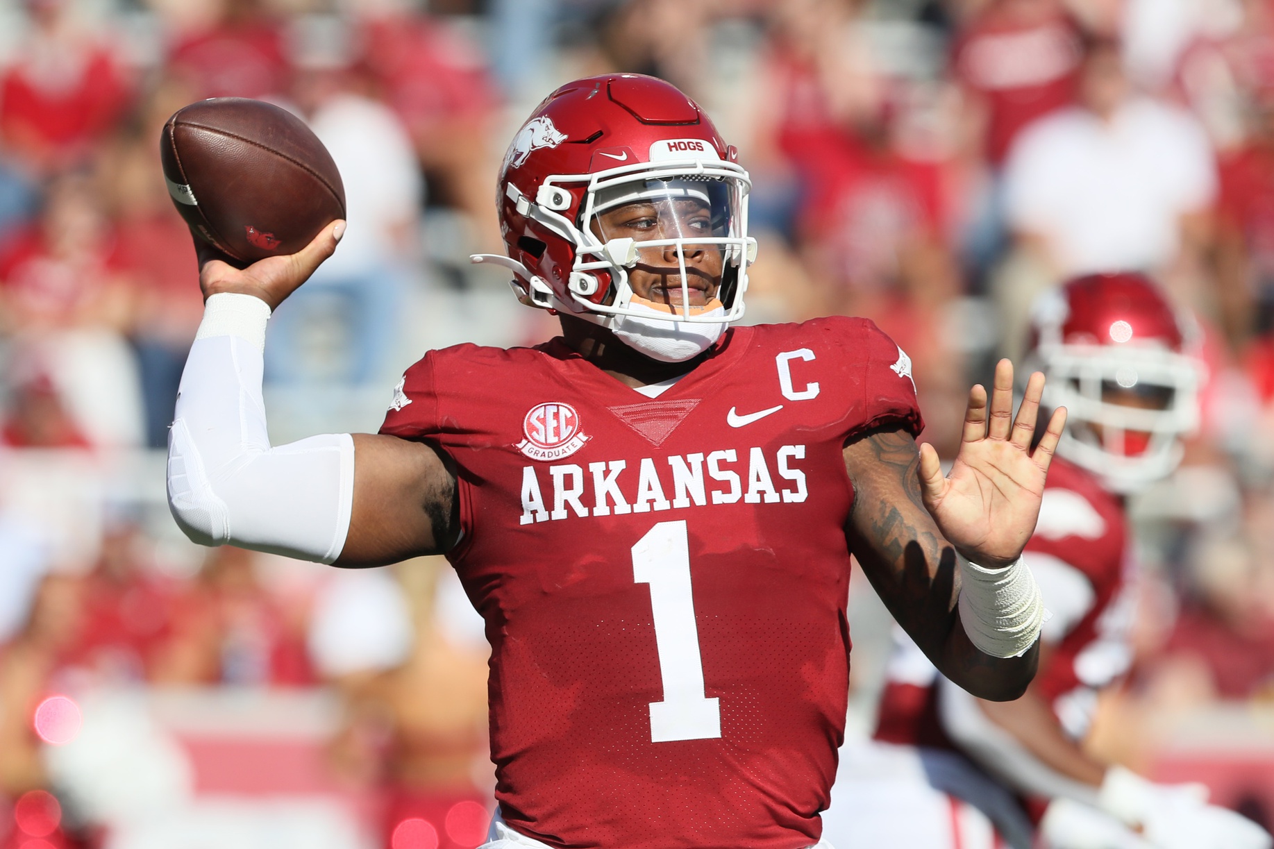 college football picks KJ Jefferson Arkansas Razorbacks predictions best bet odds