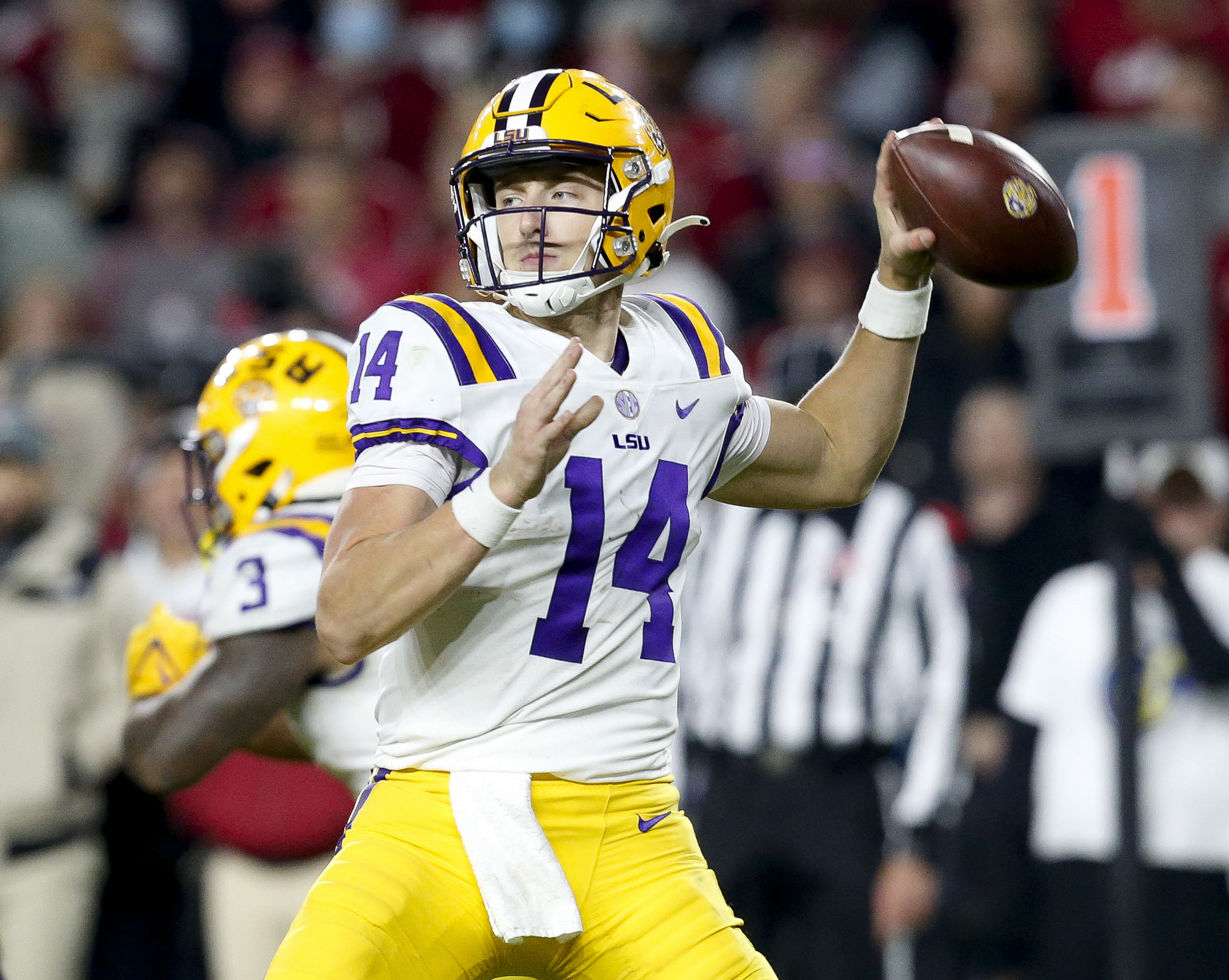 college football picks Max Johnson LSU Tigers predictions best bet odds