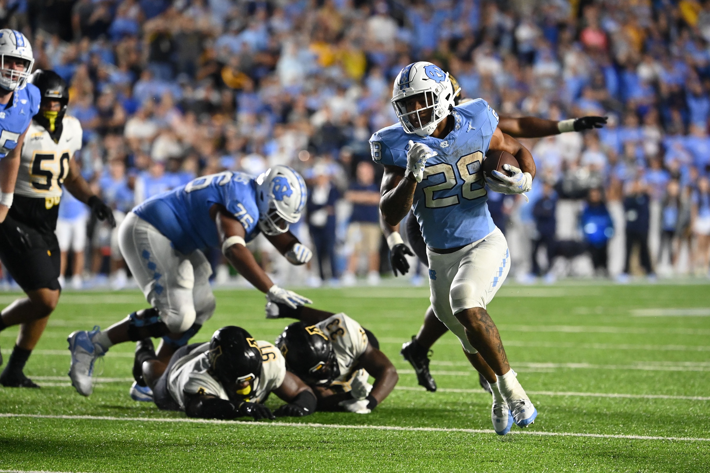 college football picks Omarion Hampton North Carolina Tar Heels predictions best bet odds
