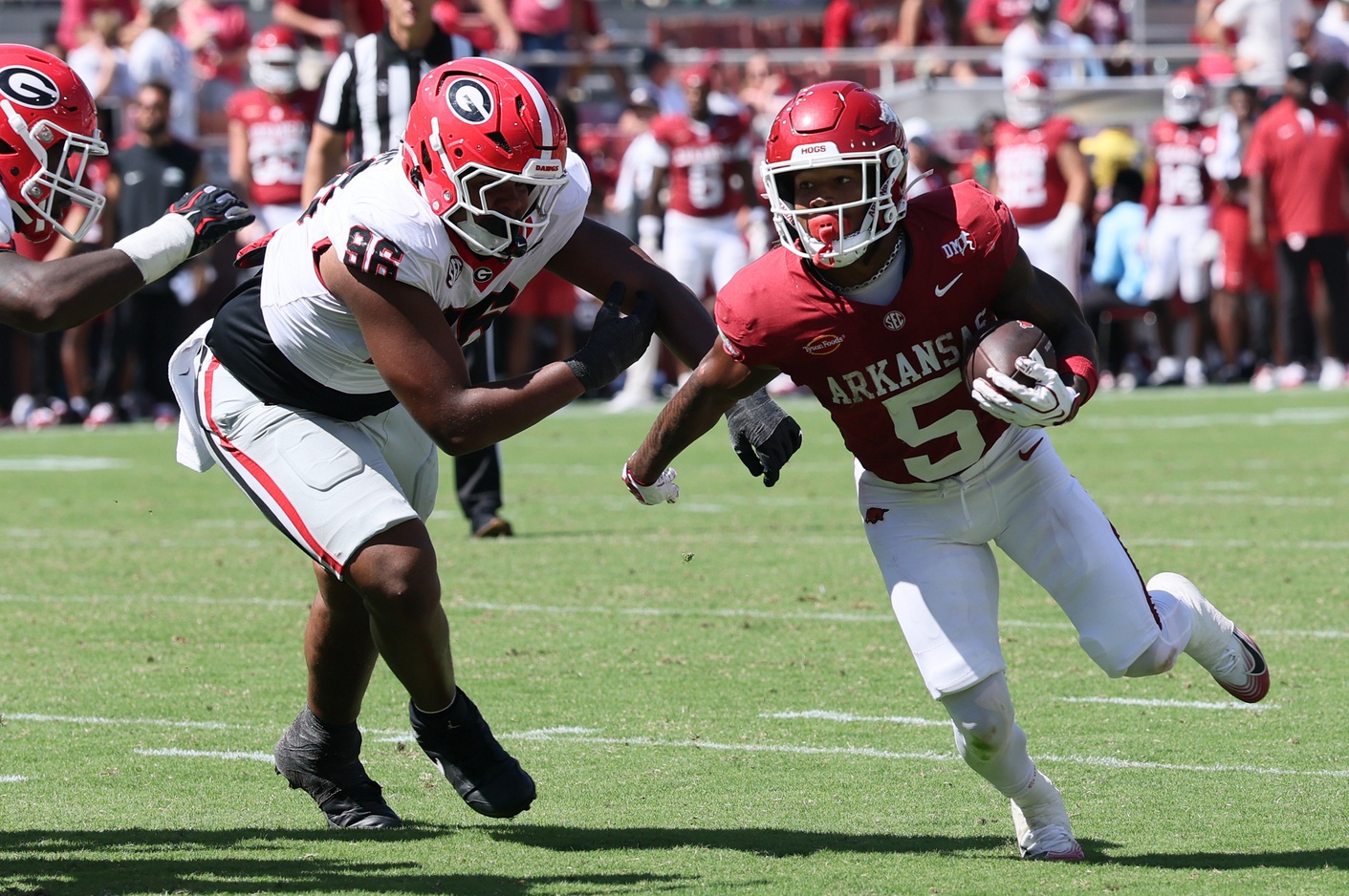 college football picks Sutton Smith Arkansas Razorbacks predictions best bet odds