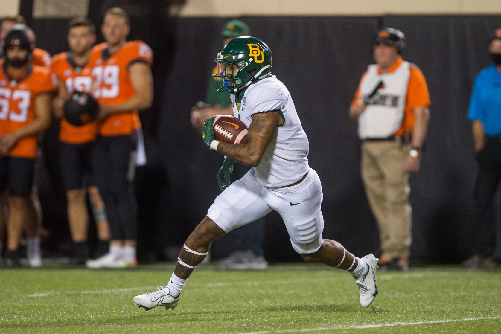 college football picks Trestan Ebner baylor bears predictions best bet odds